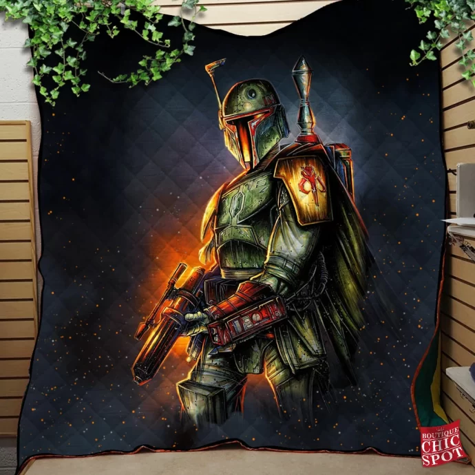 Boba Fett Quilt Blanket