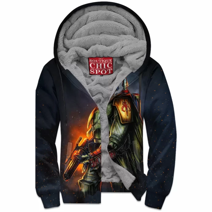 Boba Fett Zip Fleece Hoodie