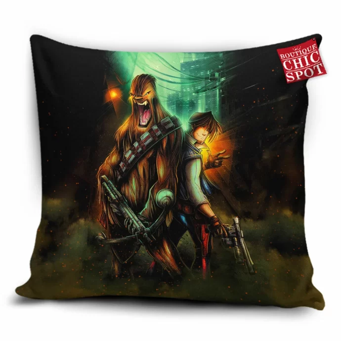 Han And Chewie Pillow Cover