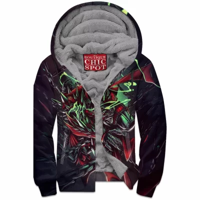 Comic Zip-Fleece-Hoodie, Spawn Zip-Fleece-Hoodie