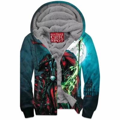 Comic Zip-Fleece-Hoodie, Spawn Zip-Fleece-Hoodie