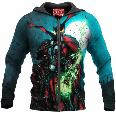 Comic Zip-Hoodie, Spawn Zip-Hoodie