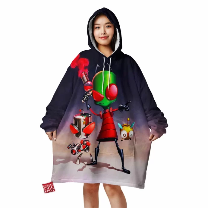 Invader Zim Blanket Hoodie