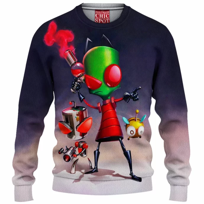 Invader Zim Knitted Sweater