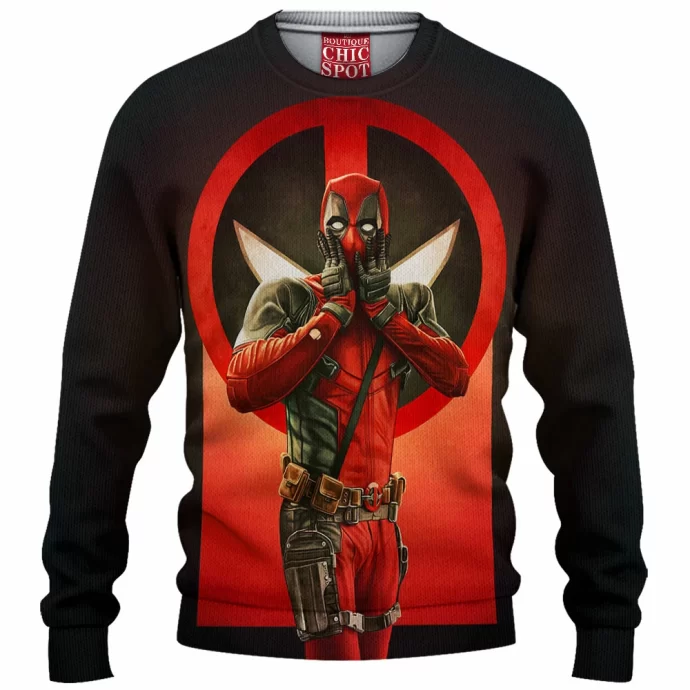 Deadpool Knitted Sweater