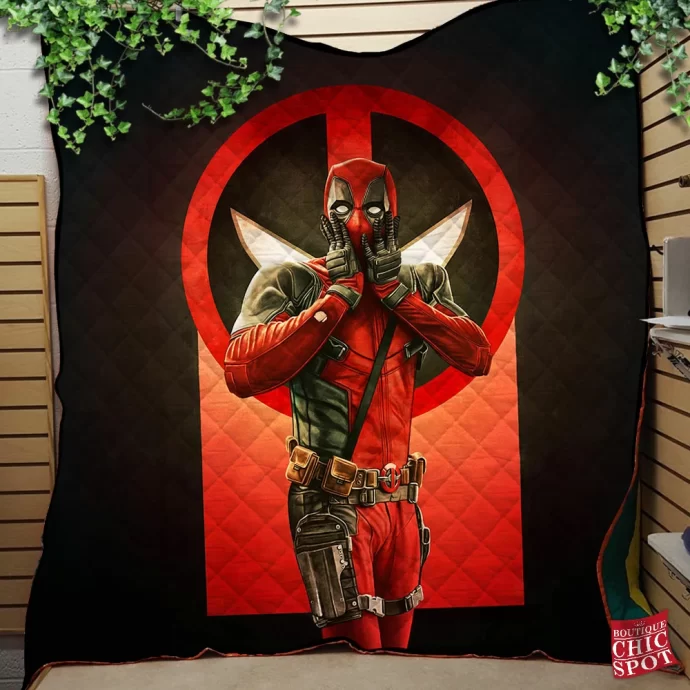 Deadpool Quilt Blanket