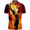 Comic Polo Shirt, Ghost Rider Polo Shirt