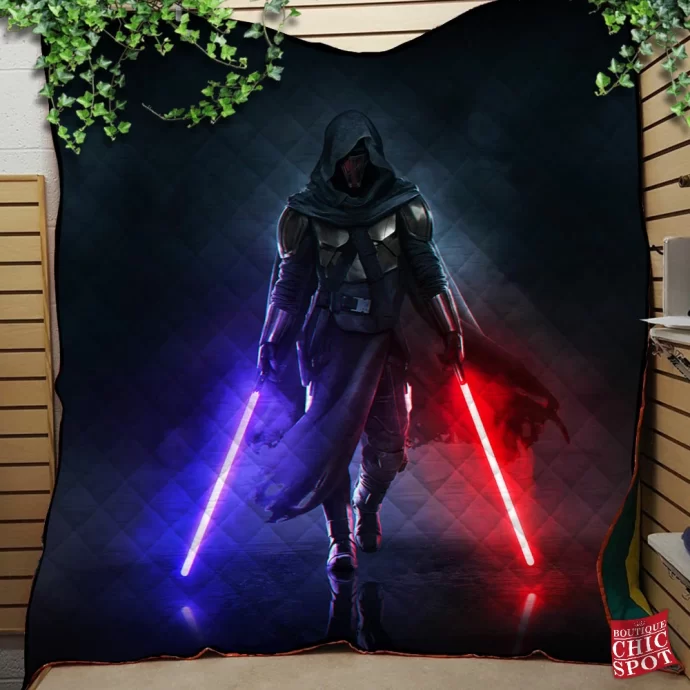 Darth Revan Quilt Blanket