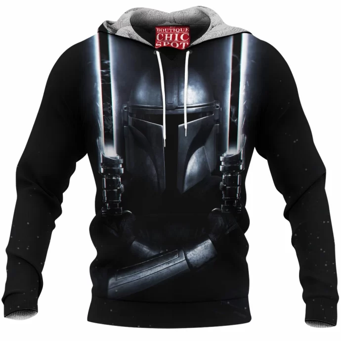 The Mandalorian Dark Sabers Fleece Hoodie