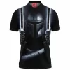 Sci-Fi Polo Shirt, Star Wars Polo Shirt, The Mandalorian Polo Shirt