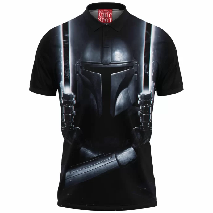 The Mandalorian Dark Sabers Polo Shirt