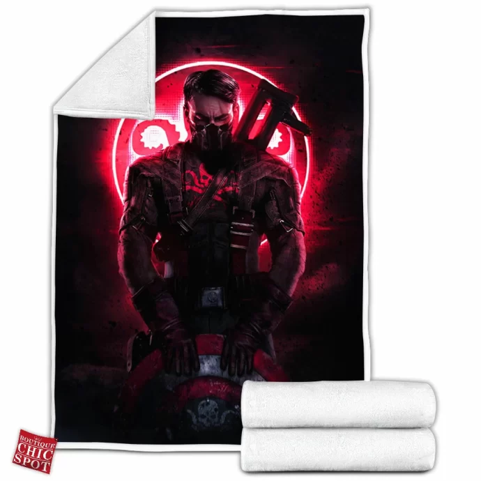 Captain America Hydra Fleece Blanket