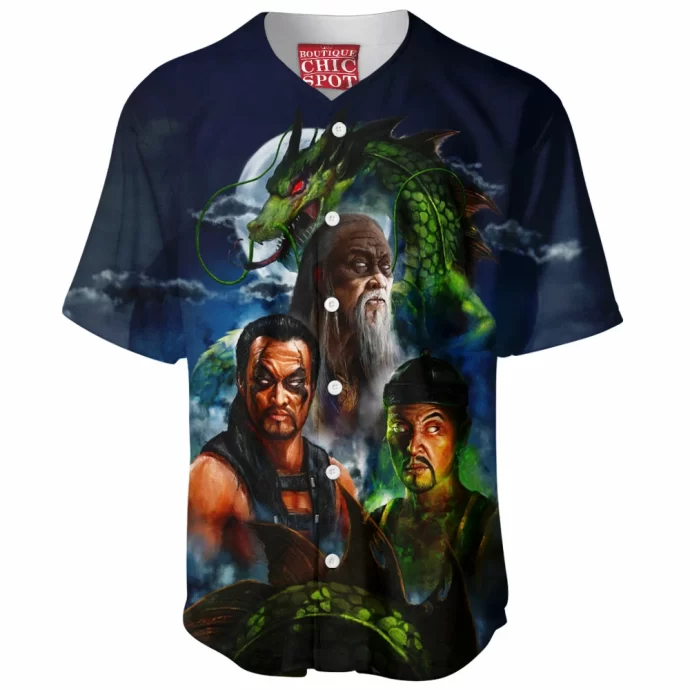 Shang Tsung Mortal Kombat Baseball Jersey