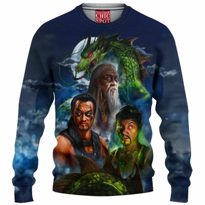 Shang Tsung Mortal Kombat Knitted Sweater