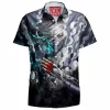Game Hawaiian-Shirt, Mortal Kombat Hawaiian-Shirt, Smoke Hawaiian-Shirt