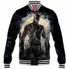 Game Baseball-Jacket, Mortal Kombat Baseball-Jacket, Smoke Baseball-Jacket