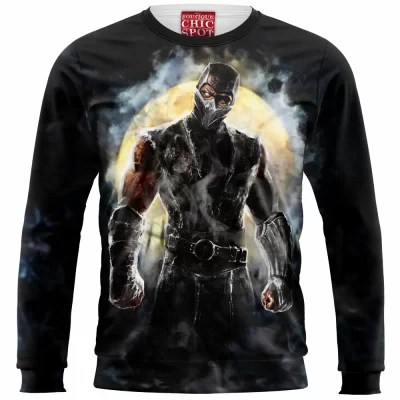 Game Zip Sweatshirt, Mortal Kombat Zip Sweatshirt, Smoke Zip Sweatshirt