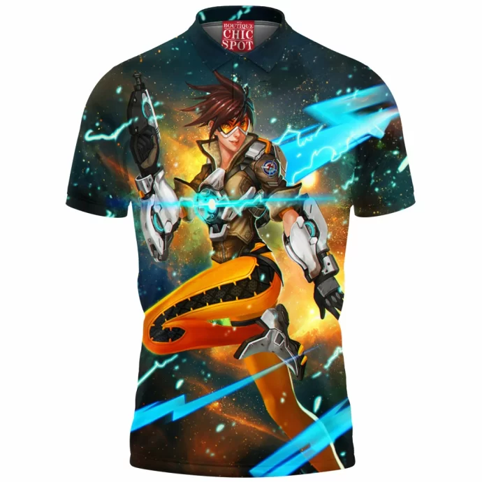 Tracer Overwatch Polo Shirt