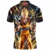Anime Polo Shirt, Dragon Ball Polo Shirt, GoKu Polo Shirt