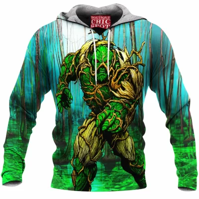 Comic Fleece-Hoodie, Swamp Thing Fleece-Hoodie