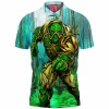Comic Polo Shirt, Swamp Thing Polo Shirt