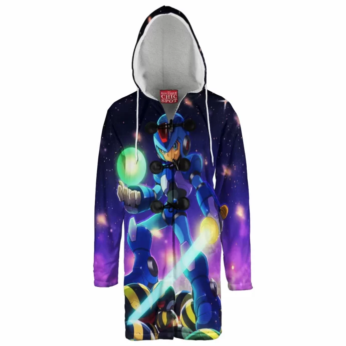 Megan Man Hooded Cloak Coat