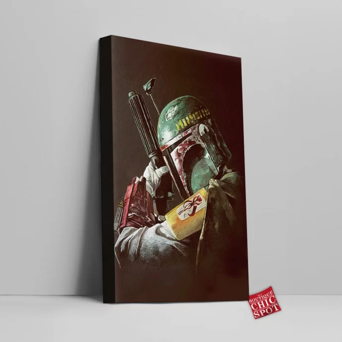 Boba Fett Canvas Wall Art