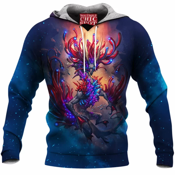 Coral Reef Dragon Fleece Hoodie