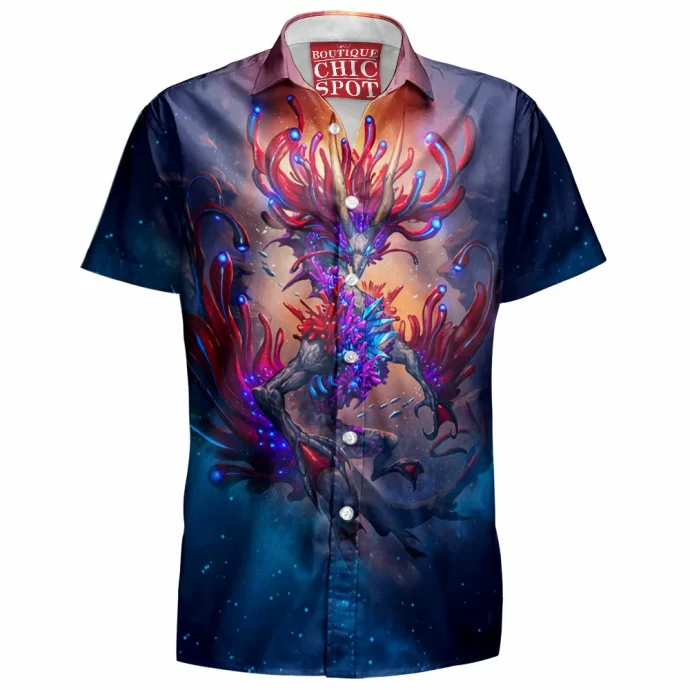 Coral Reef Dragon Hawaiian Shirt