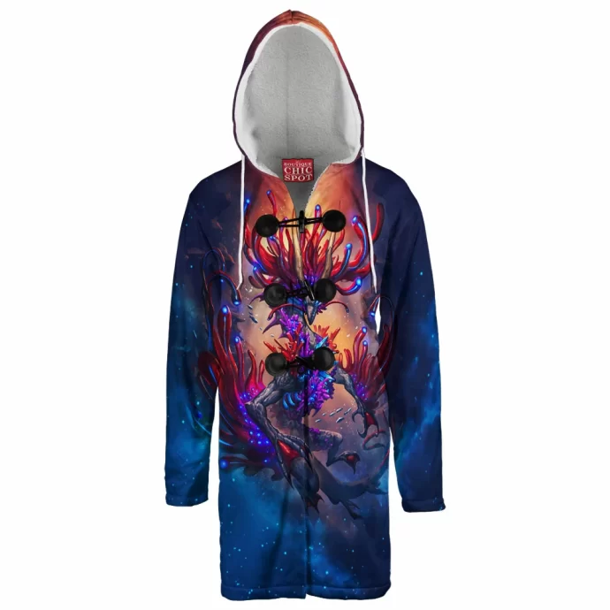 Coral Reef Dragon Hooded Cloak Coat