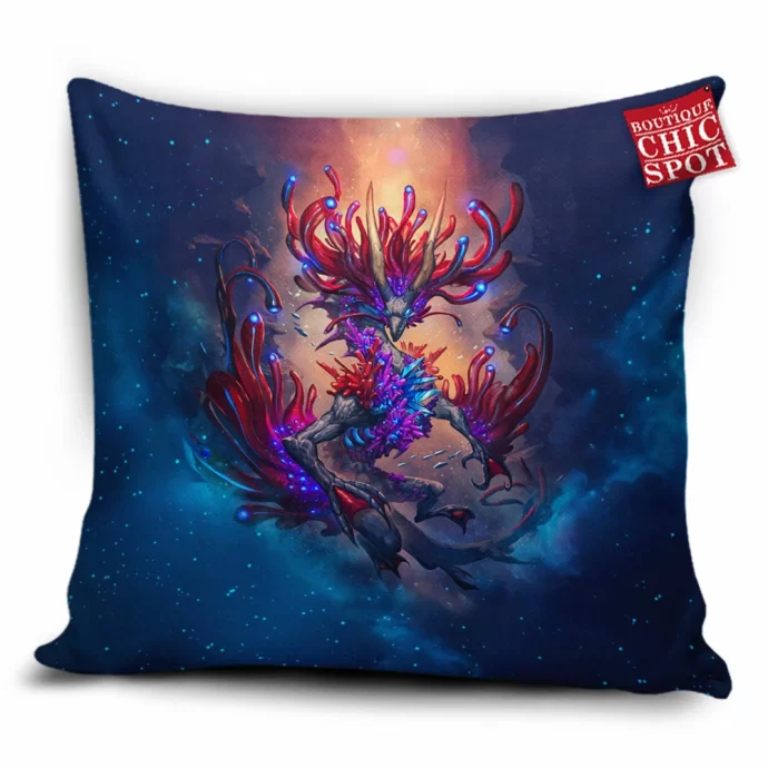 Coral Reef Dragon Pillow Cover