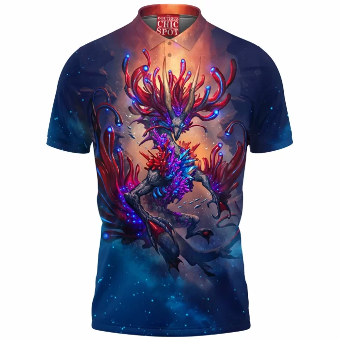 Coral Reef Dragon Polo Shirt