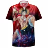Anime Hawaiian-Shirt, Monkey D Luffy Hawaiian-Shirt, One Piece Hawaiian-Shirt