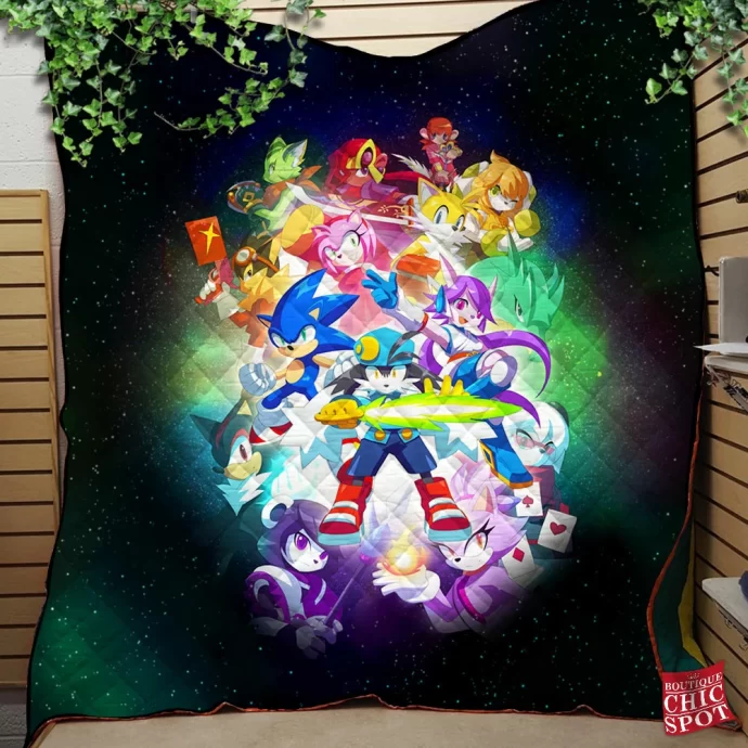 Sonic Quilt Blanket