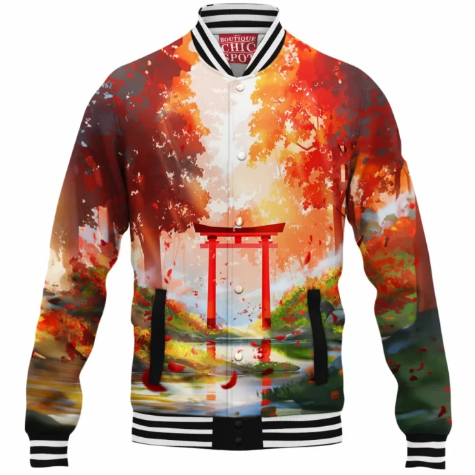 Sunlight Torii Baseball Jacket