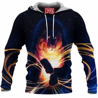 Lion Fleece-Hoodie