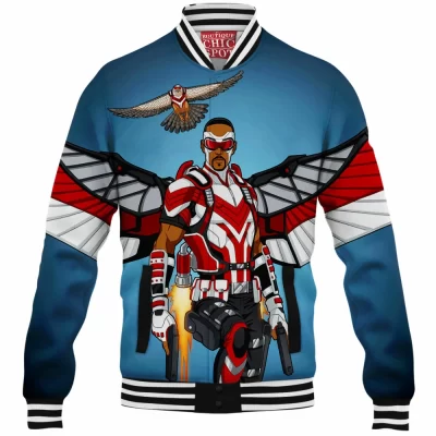 Comic Baseball-Jacket, Sam Wilson Baseball-Jacket