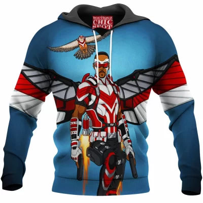 Comic Hoodie, Sam Wilson Hoodie