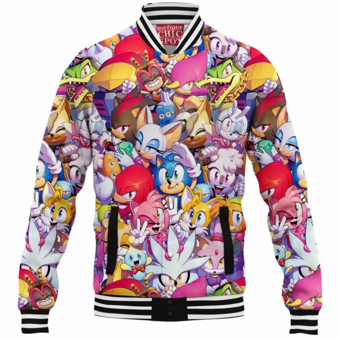 Sonic The Hedgehog Baseball Jacket