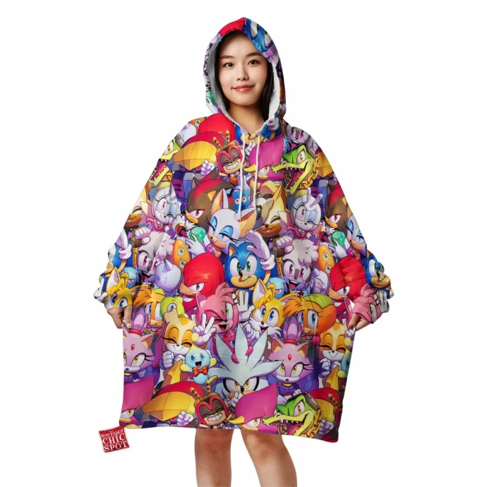 Sonic The Hedgehog Blanket Hoodie