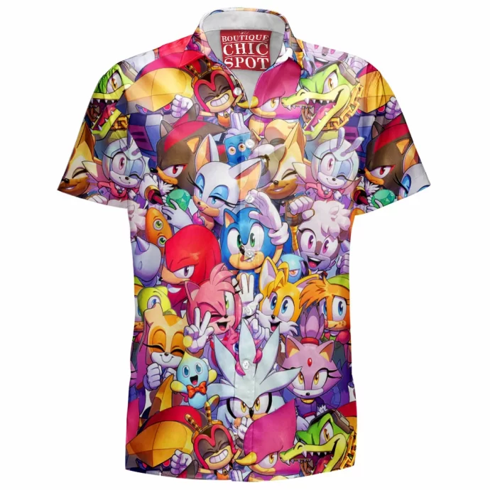 Sonic The Hedgehog Hawaiian Shirt