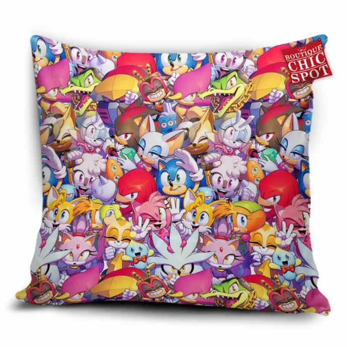 Sonic The Hedgehog Pillow Cover