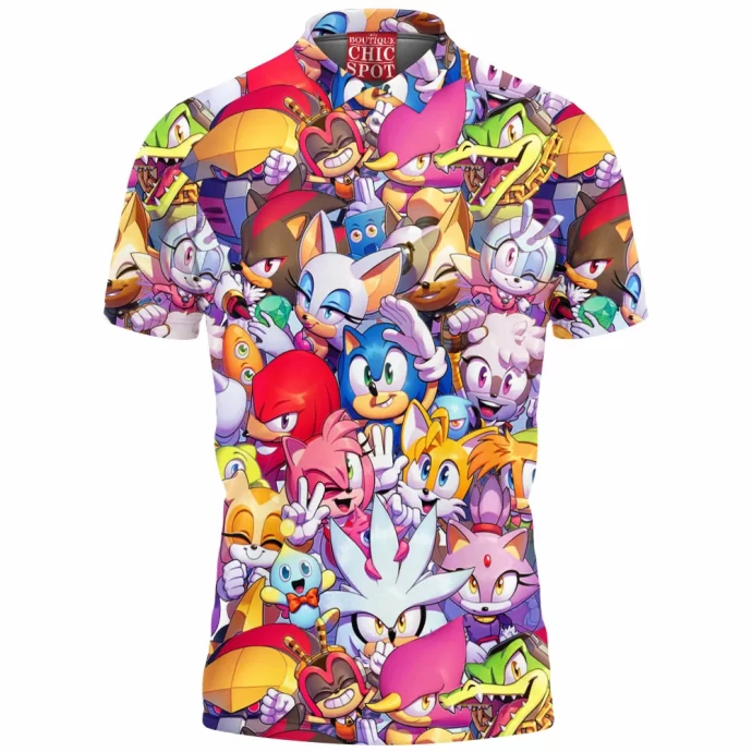 Sonic The Hedgehog Polo Shirt