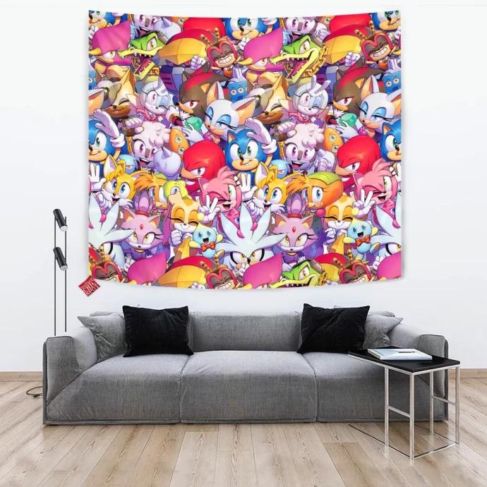 Sonic The Hedgehog Tapestry