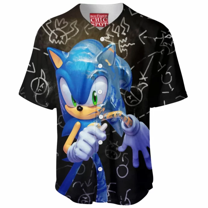 Sonic The Hedgehog Baseball Jersey