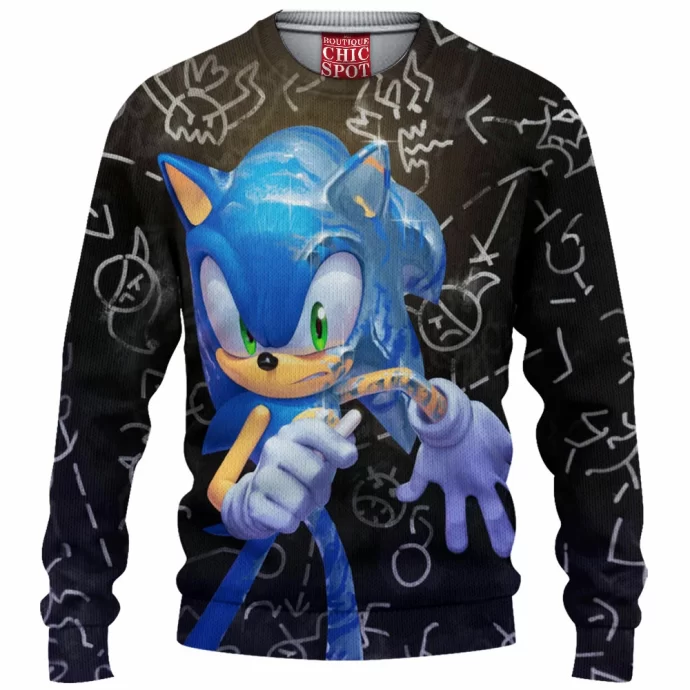 Sonic The Hedgehog Knitted Sweater