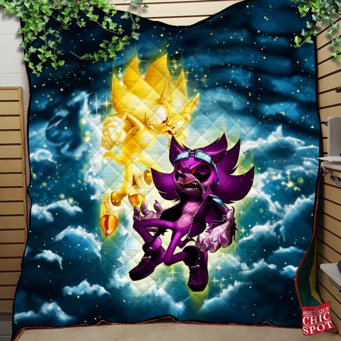 Sonic Vs Scourge Quilt Blanket