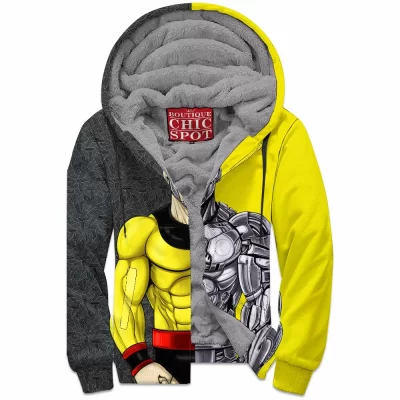 Comic Zip-Fleece-Hoodie, Tharok Zip-Fleece-Hoodie
