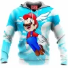 Game Fleece-Hoodie, Mario Fleece-Hoodie
