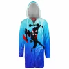 Miles Morales - Spider-man Across the Spider-verse Hooded Cloak Coat
